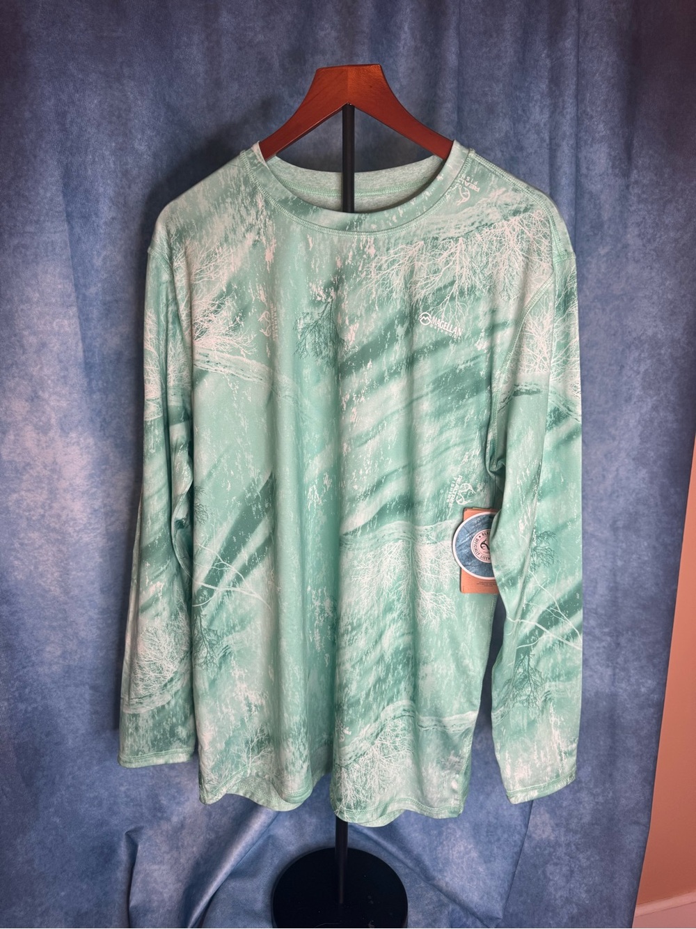 Realtree by Magellan. Long-Sleeve Tee - Mint Green